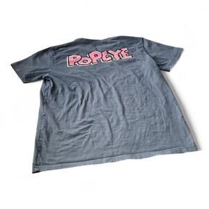 Vintage Tailgate Popeye Grey Graphic Tee – Size Medium